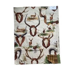 Pierre Frey "Les Trophees" fabric vintage swatch 27 х 34